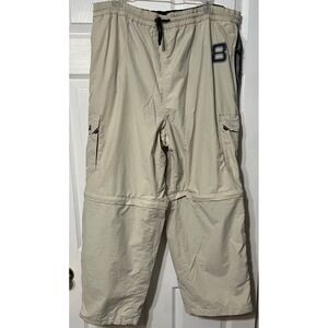 Vintage Y2K Route 66 Mens Cargo Zip Off Convertible‎ Pants Khaki Size XL (36x32)